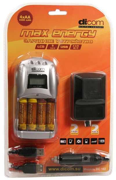 Зарядное устройство Dicom Max Energy DC102+4 ak.2500