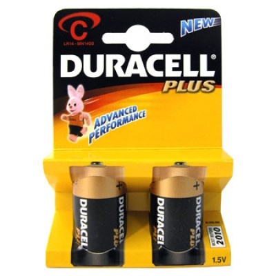 Батарейки Duracell LR14 2BL (20) (60)