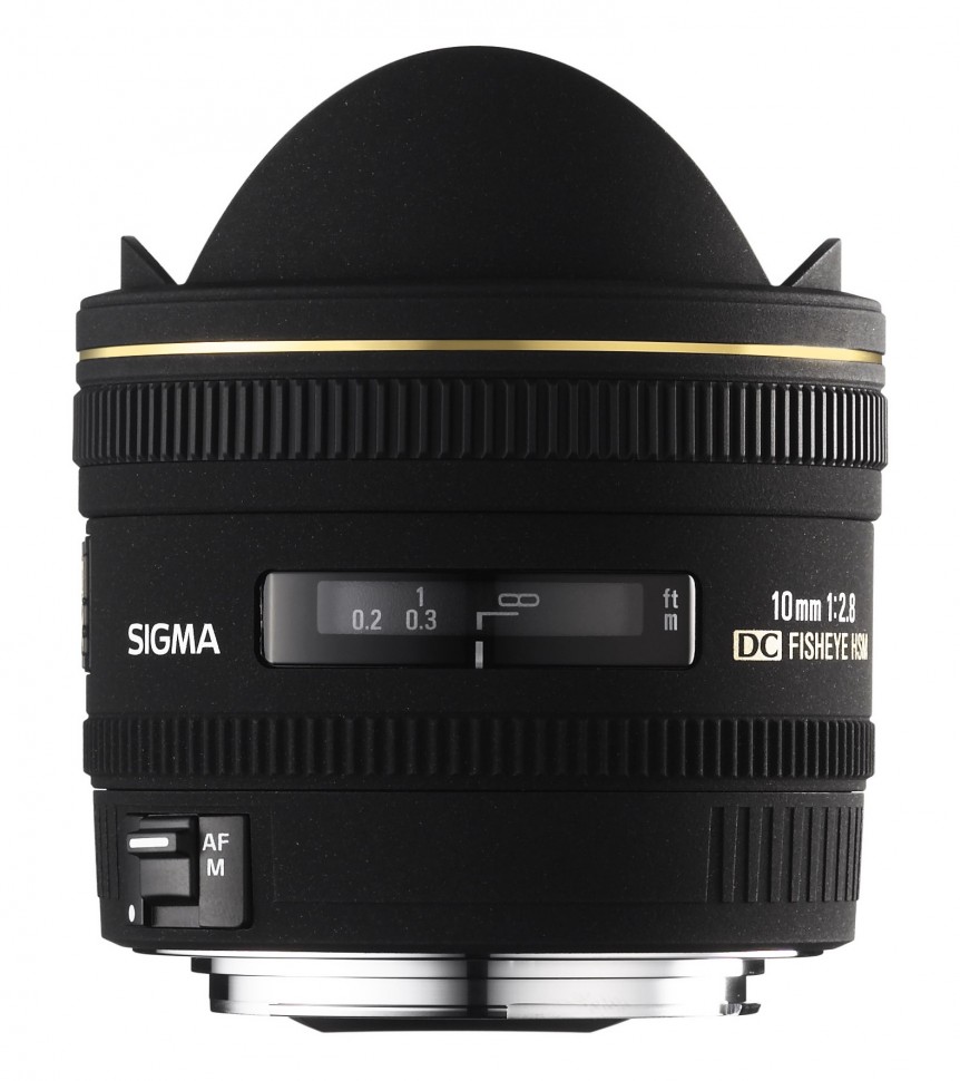 Объектив Sigma AF 10mm f/2.8 EX DC HSM Fisheye для Canon