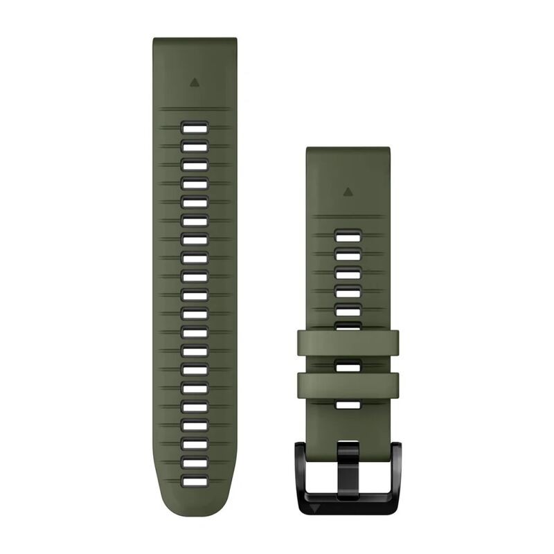 Ремешок Garmin QuickFit 22 mm Silicone Moss Graphite 010-13280-07
