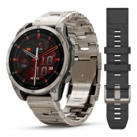 Часы Garmin Fenix 8 47mm Amoled Sapphire Titanium Graphite 010-02904-40