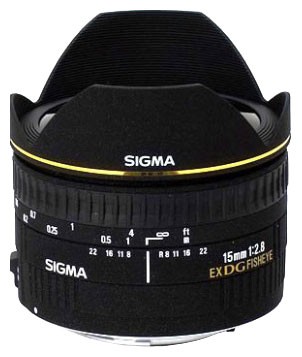 Объектив Sigma AF 15mm f/2.8 EX DG Diagonal Fisheye Nikon F