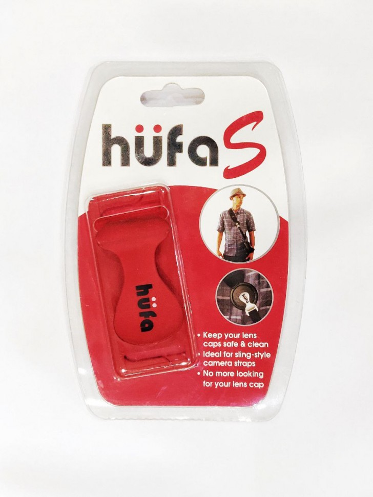Держатель для крышки объектива Hufa Original Clips Red 1
