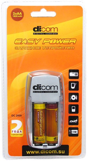 Зарядное устройство Dicom Easy Power DC2000 + 2ak/2500