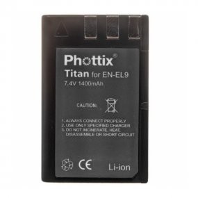 Аккумулятор Phottix Li-on EN-EL9a для камер Nikon D40/D40x/D60/D5000