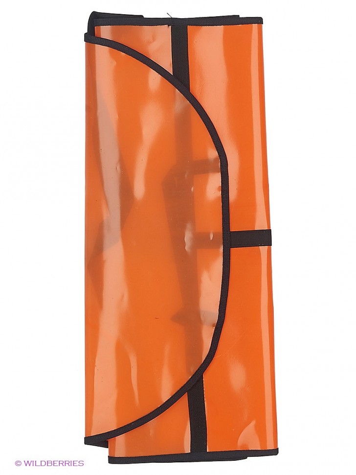 Защитный экран на спинку сиденья цвет оранжевый ECOAD-002