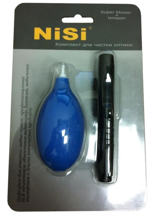Комплект для очистки оптики Nisi груша+карандаш