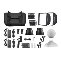 Комплект светодиодных осветителей Godox ML30Bi-K2 Kit для видеосъемки
