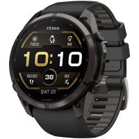 Умные часы Garmin Fenix 9 Pro 51 мм AMOLED Carbon Gray DLC Titanium Black / Pebble Gray (010-04337-16)