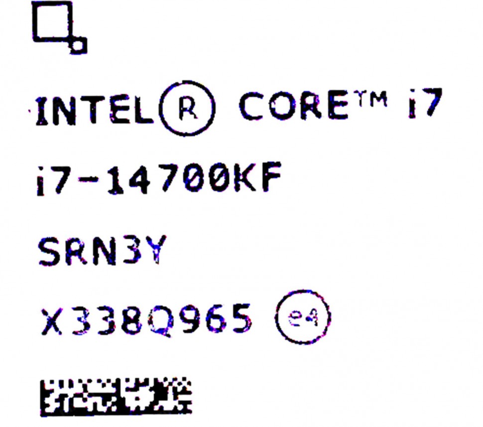 Процессор Intel Сore i7 14700KF