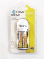 ЗУ STEREN для аккумуляторов NiMH AA / AAA с 2 аккумуляторами AA емкостью 1300 мАч		