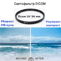 Dicom 34 mm UV фильтр