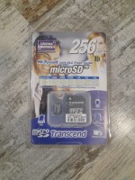 Карта памяти Transcend Micro SD 256MB + Adapter