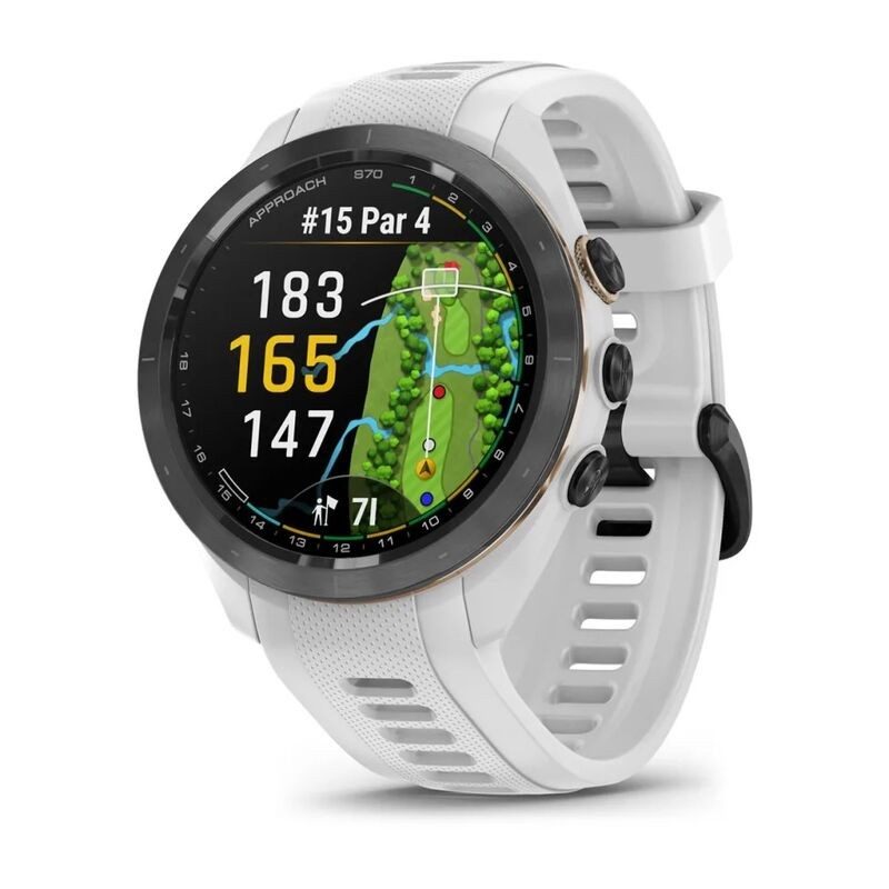 Часы Garmin Approach S70 - 42 mm Black Ceramic White 010-02746-10
