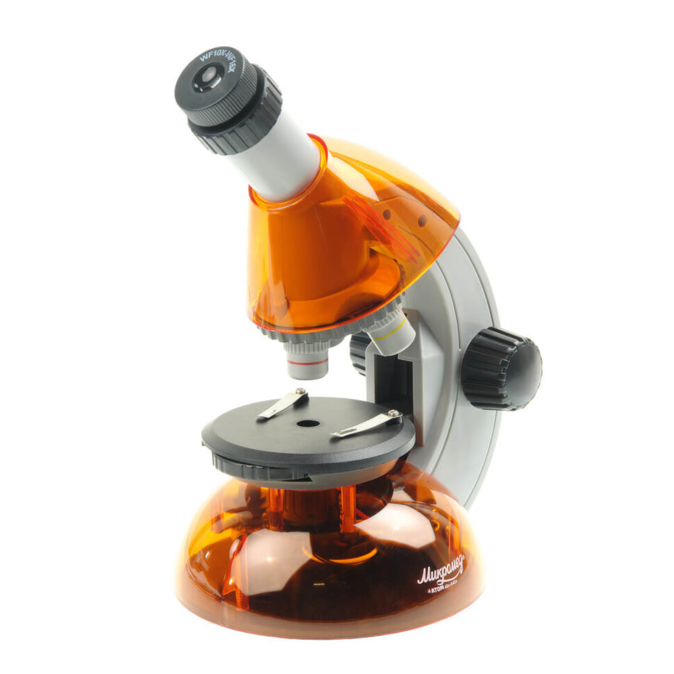 Микроскоп Микромед Атом 40x-640x(апельсин)  2