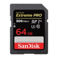 Карта памяти SDXC UHS-II U3 Sandisk 64 ГБ, 300 МБ/с, Class 10, SDSDXDK-064G-GN4IN
