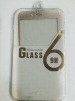 Накладка лого для Iphone 6G золотая 