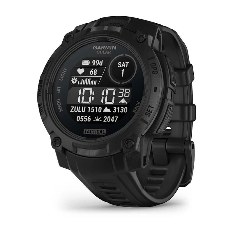 Часы Garmin Instinct 3 45 mm Solar Tactical Black 010-02934-50