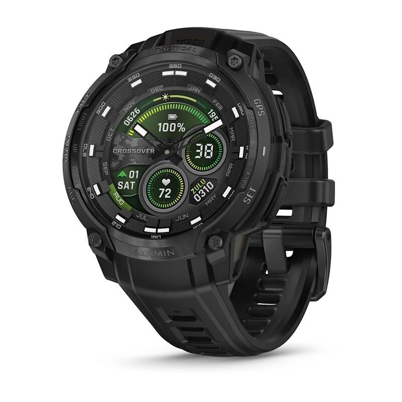 Часы Garmin Instinct Crossover Amoled Tactical Edition Black 010-03398-02