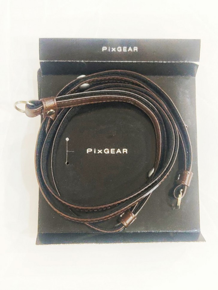 Нашейный ремень Hakuba PIXGEAR LEATHER STRAP SL10, коричневый