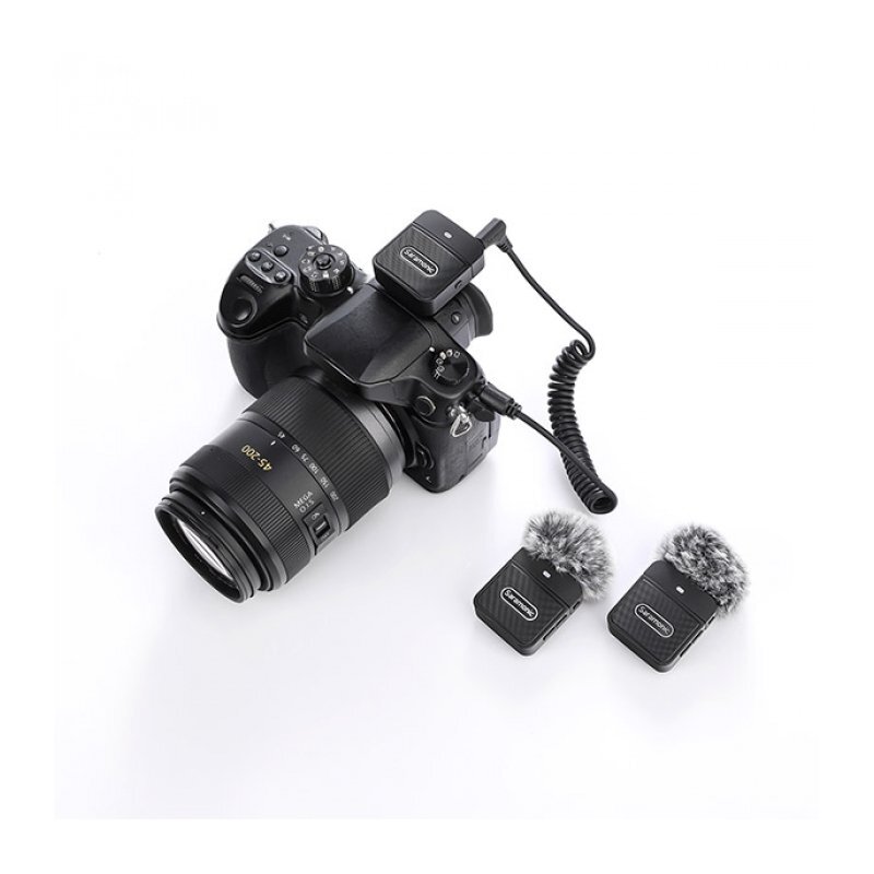 Saramonic Blink100 B2 (TX+TX+RX) Радиосистема 2,4Гц приемник + 2 передатчика, разъем 3,5мм