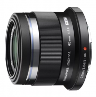 Объектив Olympus M.ZUIKO DIGITAL 45mm 1:1.8 черный