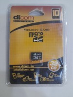 Карта памяти Dicom Micro SDHC 32GB Class 4