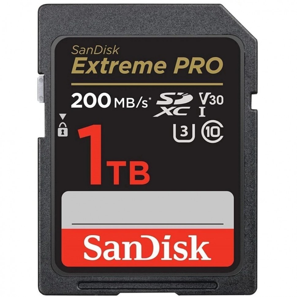 Карта памяти SanDisk Extreme Pro SDXC 1000 ГБ [SDSDXXD-1T00-GN4IN]