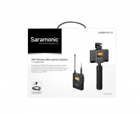 UwMic9 Kit12 Saramonic радиопетличка с передатчиком и приемником с держателем смартфона