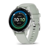 Часы Garmin Venu 3S Silver Stainless Sage Grey 010-02785-01