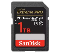 Карта памяти SanDisk 1Tb Extreme Pro SDXC -  200/140 MB/s UHS V30