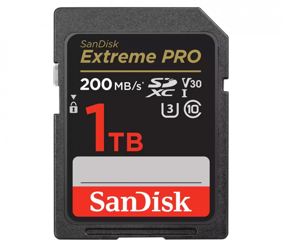 Карта памяти SanDisk 1Tb Extreme Pro SDXC -  200/140 MB/s UHS V30