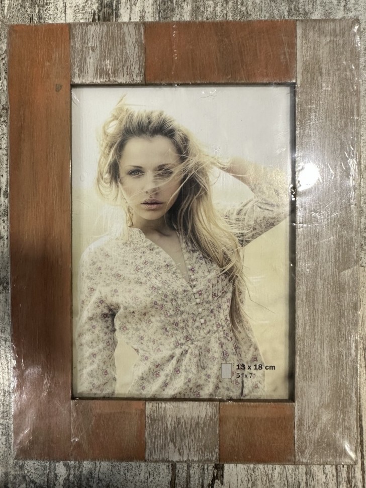 Фоторамка Walther VK318P 13x18 Avignon дерево (оранжевая/серая)