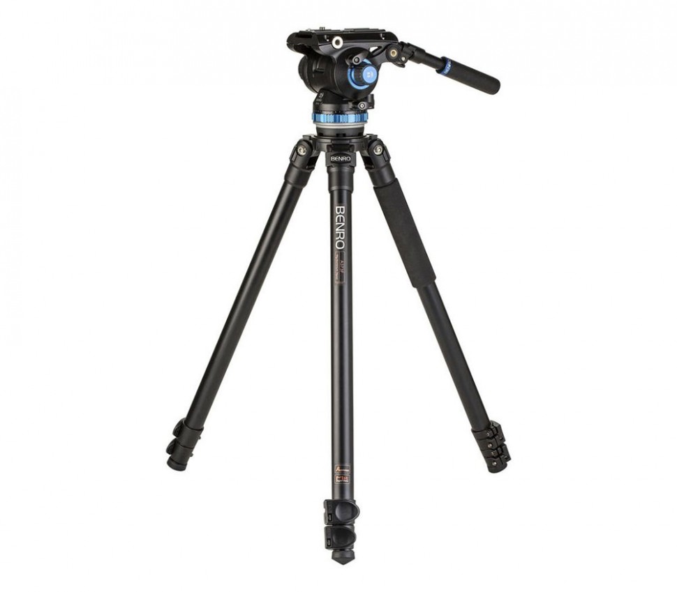 Штатив Benro Classic A373FB с видеоголовой S8PRO, клипсовые замки, алюминий