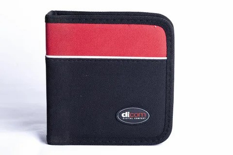 Сумка Dicom CV24 Красный  на 24 CD/DVD (1/24)