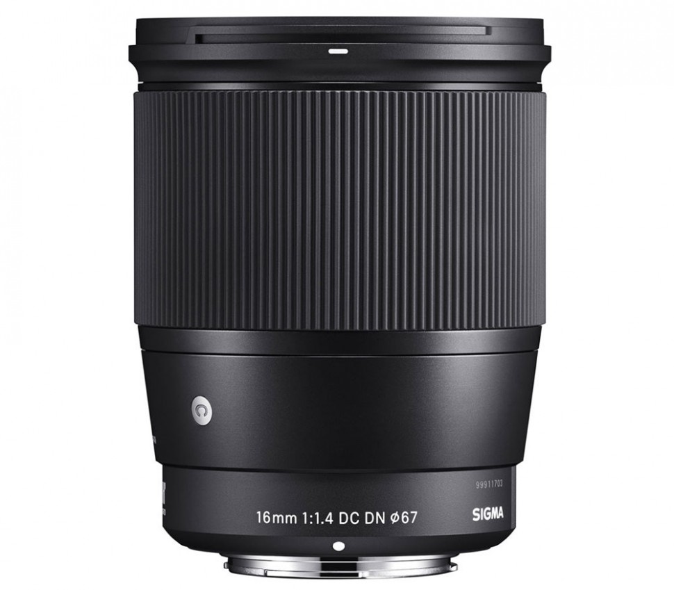 Объектив Sigma 16mm f/1.4 DC DN Contemporary Canon RF (APS-C)