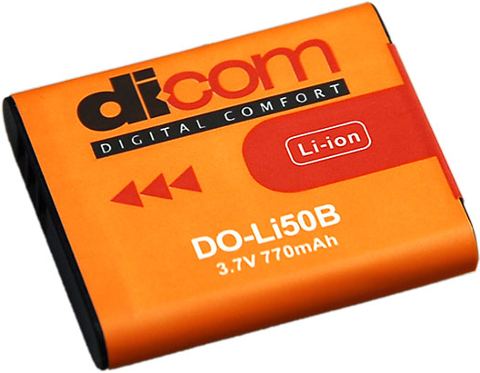 Аккумулятор Dicom DO-50B for Olympus Li-50B