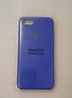 Чехол silicone case для Айфон 7/8 синий