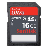 Sandisk SDHC 16GB Ultra 30MB/S Class 10 (SDSDU-016G-U46)	