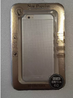Чехол silicone case для Айфон 6 , серебристый