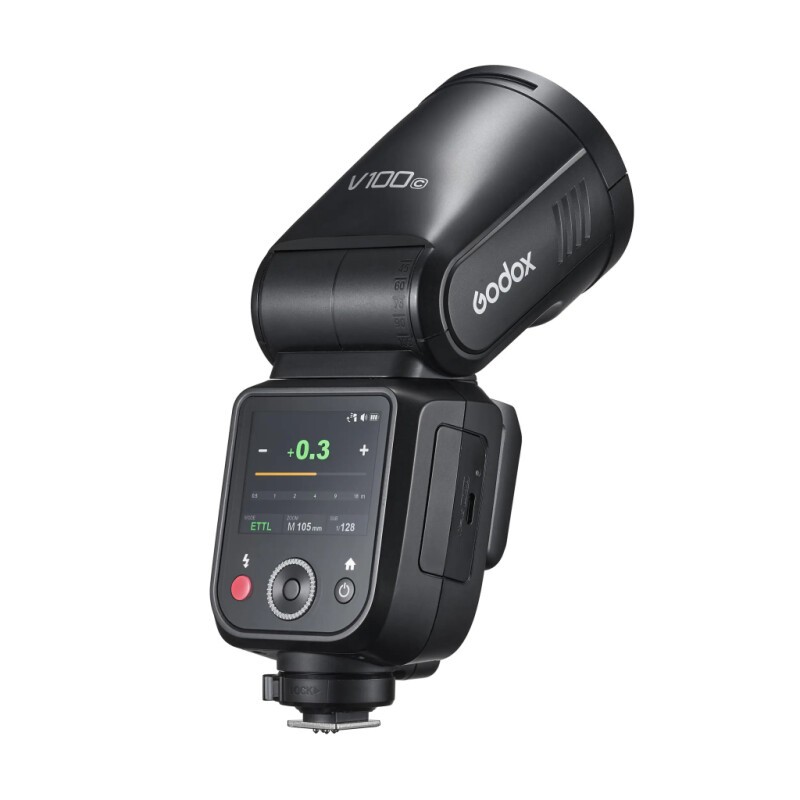 Вспышка накамерная Godox V100O TTL с круглой головкой для Olympus/Panasonic