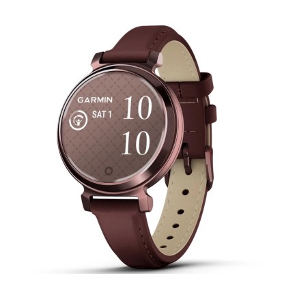 Часы Garmin Lily 2 Classic 38 mm Dark Bronze / Mulberry Leather Band (010-02839-61)