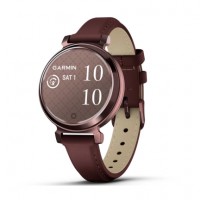 Часы Garmin Lily 2 Classic 38 mm Dark Bronze / Mulberry Leather Band (010-02839-61)